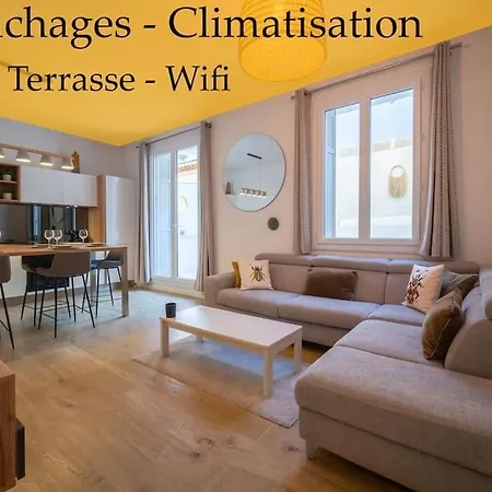 Appartement Climatise Grande Terrasse 2 Chambres Marseille Extérieur photo